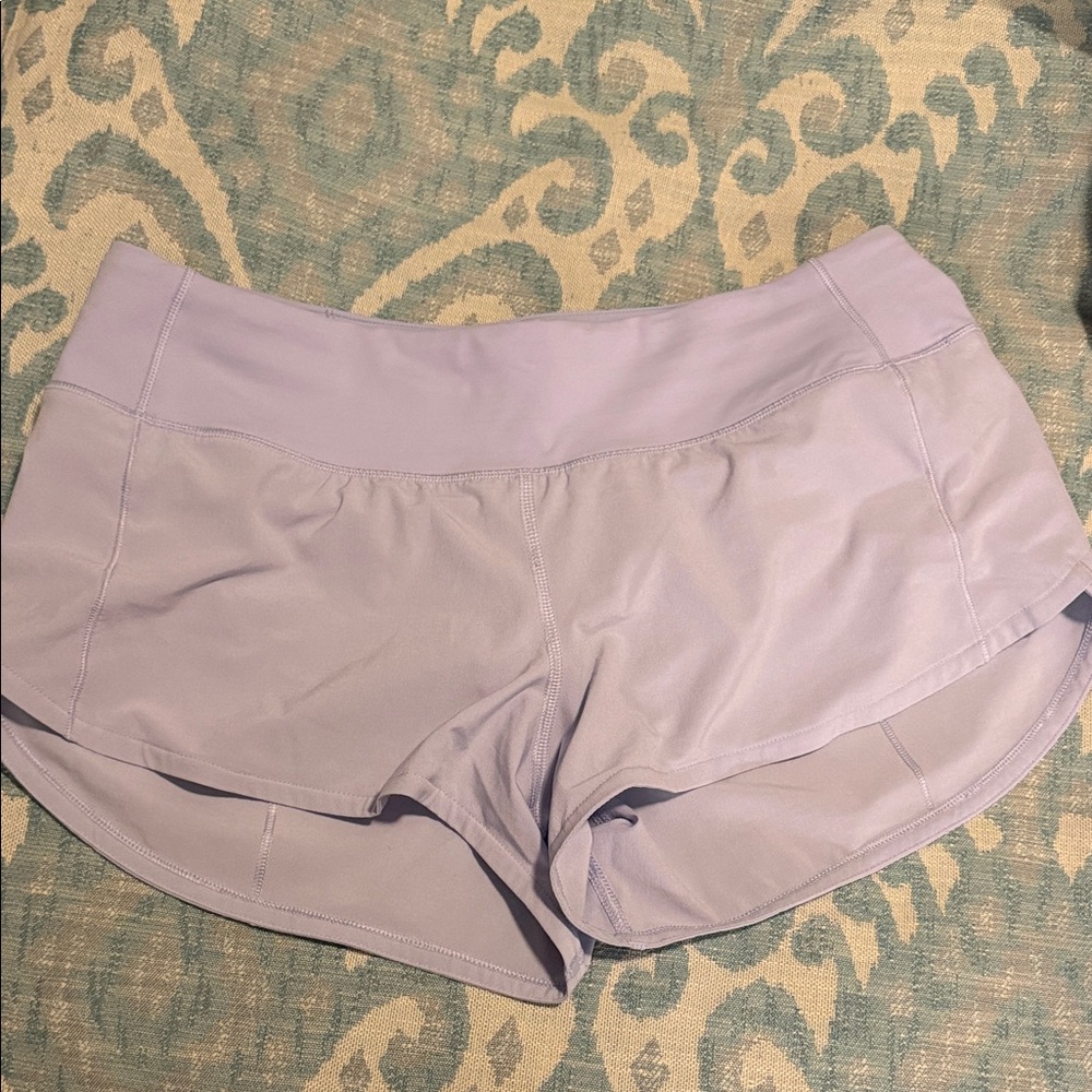 Lululemon Athletica Light Purple Athletic Shorts